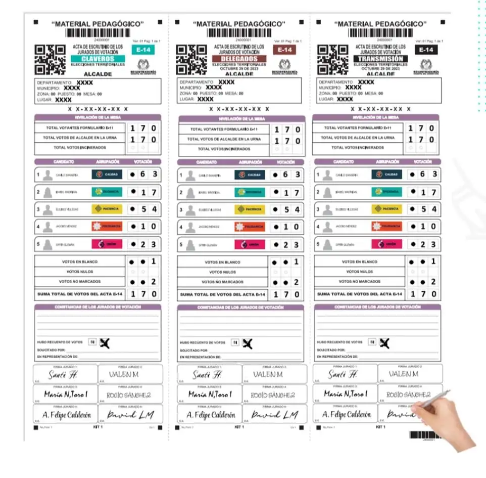 Procedimiento E14 paso a paso